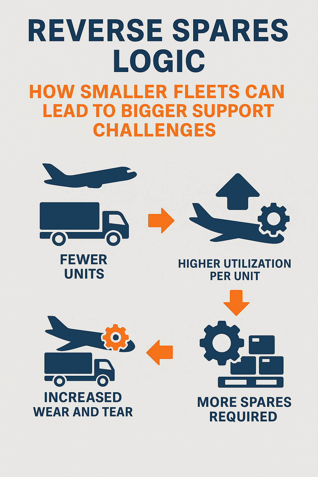 Less Equipment, More Usage: Why Smaller Fleets Demand Bigger Spares Strategies