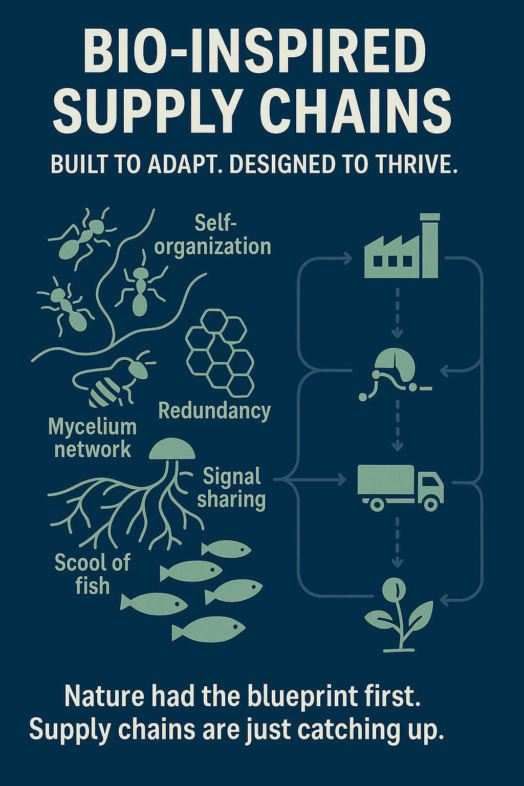 Bio-Inspired Supply Chains: Learning from Nature to Build Smarter, Adaptive Networks