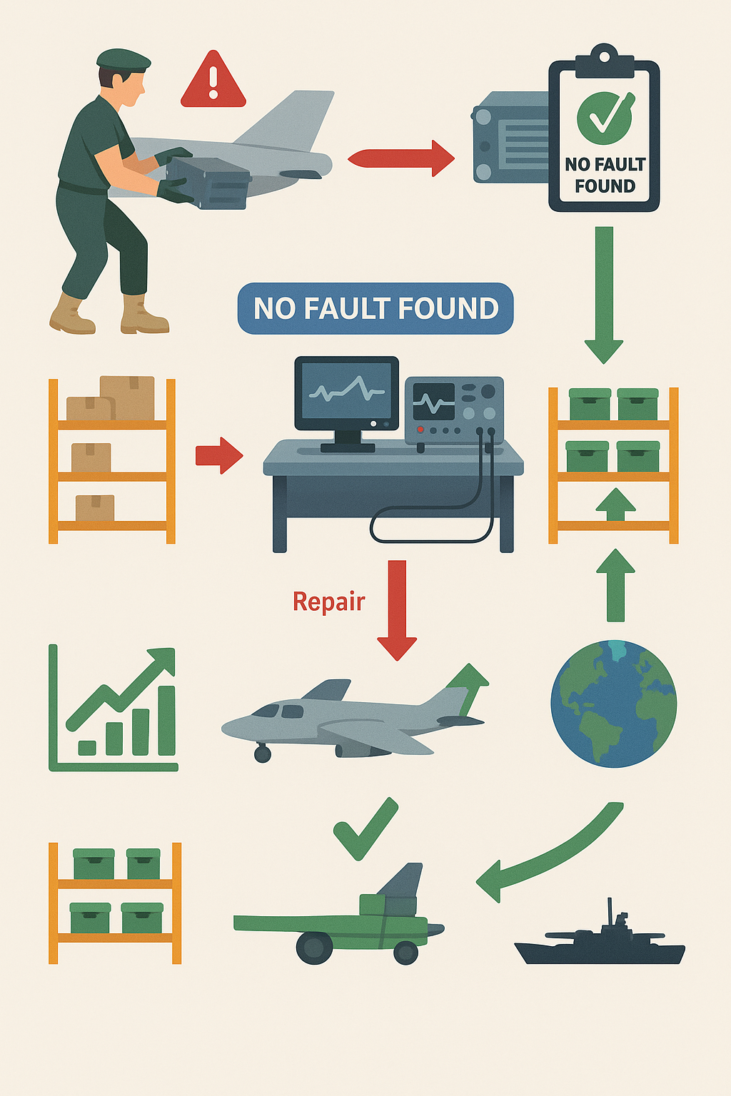 Filtering the Signal: How No Fault Found Benches Could Strengthen Defence Supply Chains