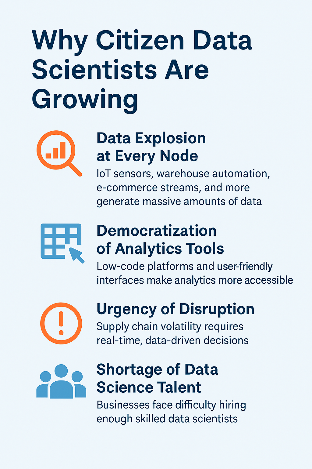 The Growth of Citizen Data Scientists in Supply Chain Management